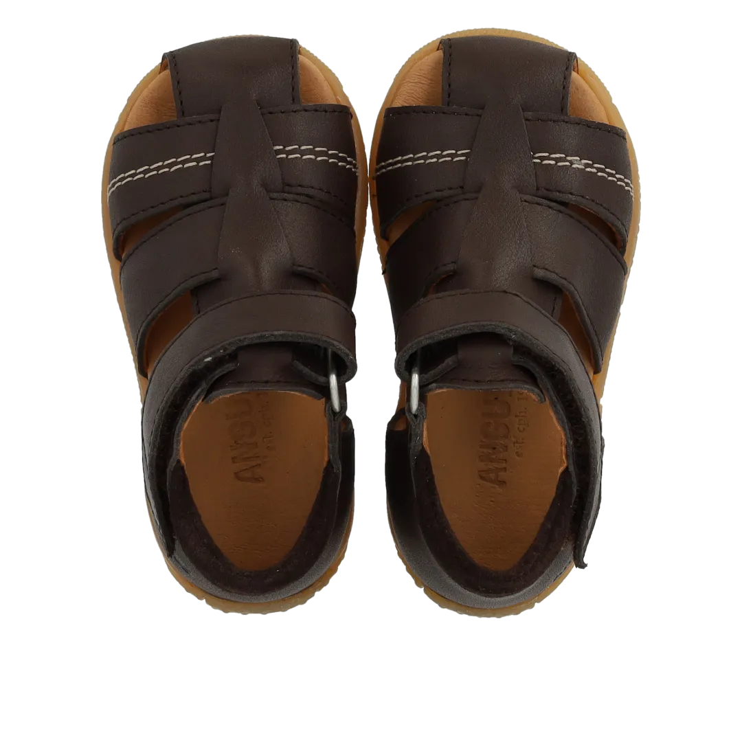 Angulus første sandal børnesandal kontraststikninger