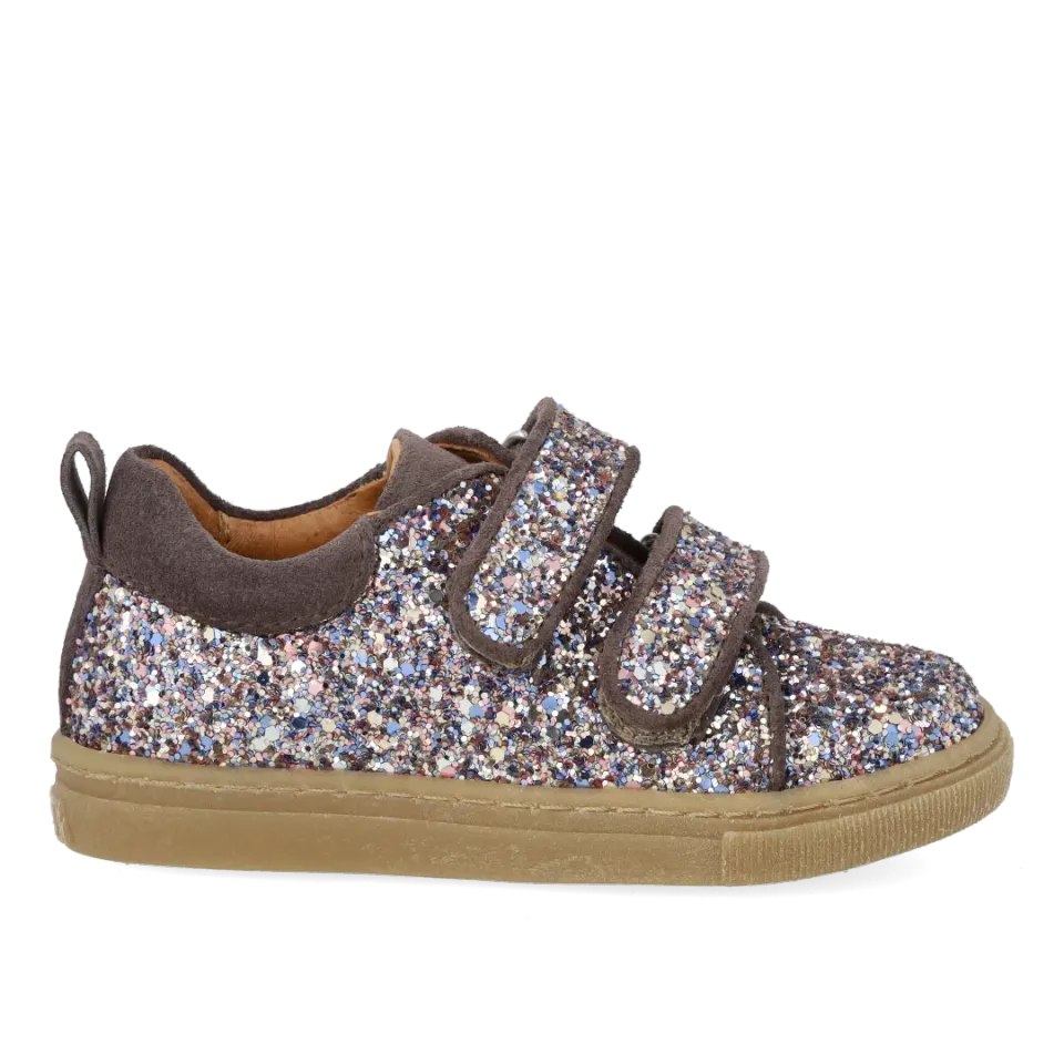 Angulus Funklende glitter-sneaker sneaker børn velcro