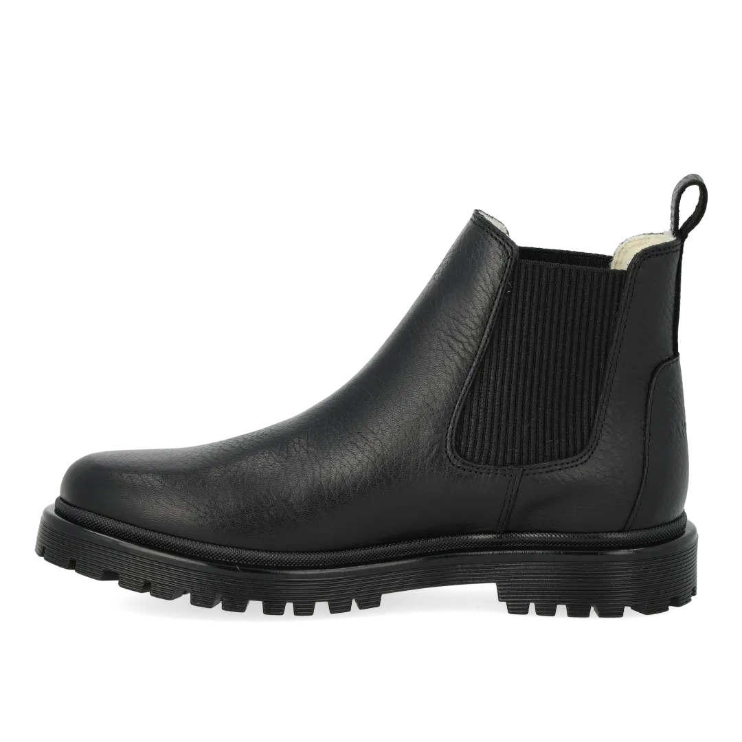 Angulus Chelsea støvle nubuck uldfoer tracksål