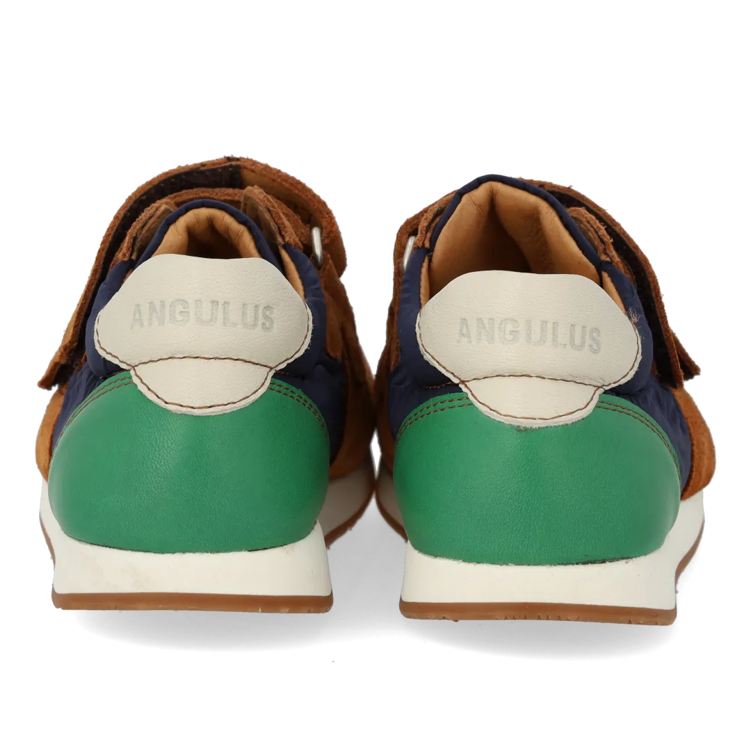 Angulus Running sneaker colour-block velcro