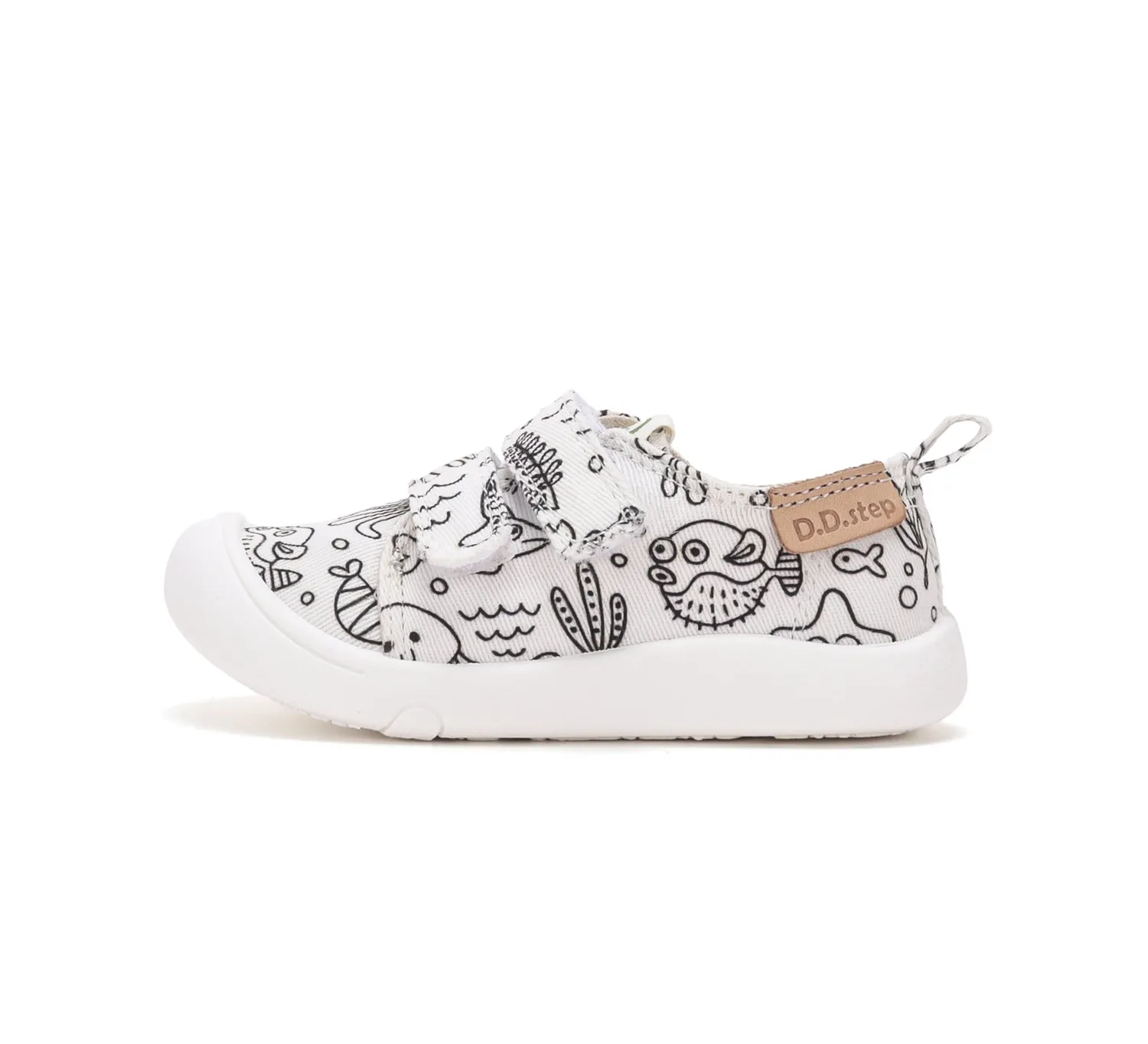 DD Step C100-71174A lærredssko børn let