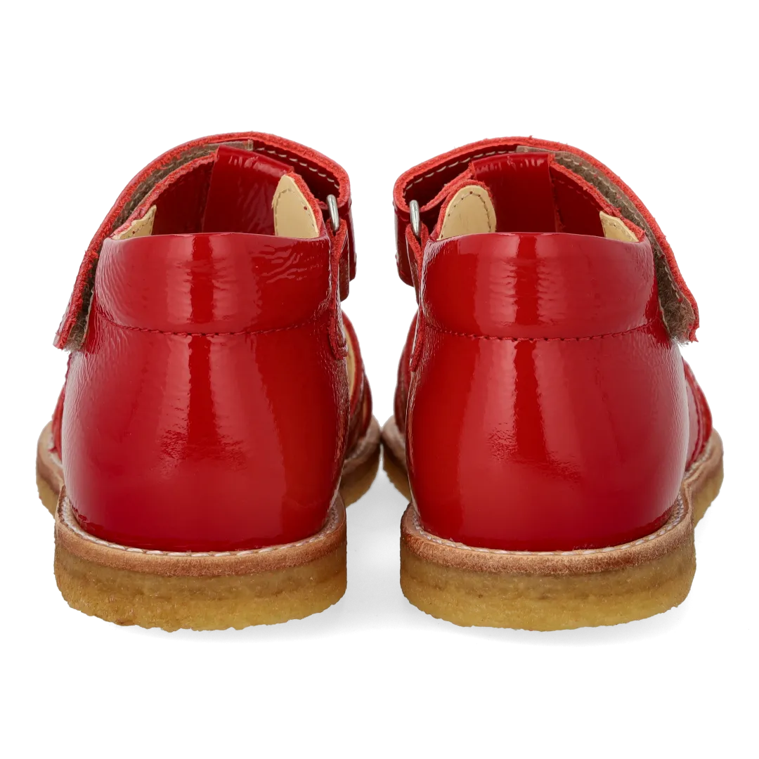 Angulus Begynder hjertesandal velcro børnesandal læder