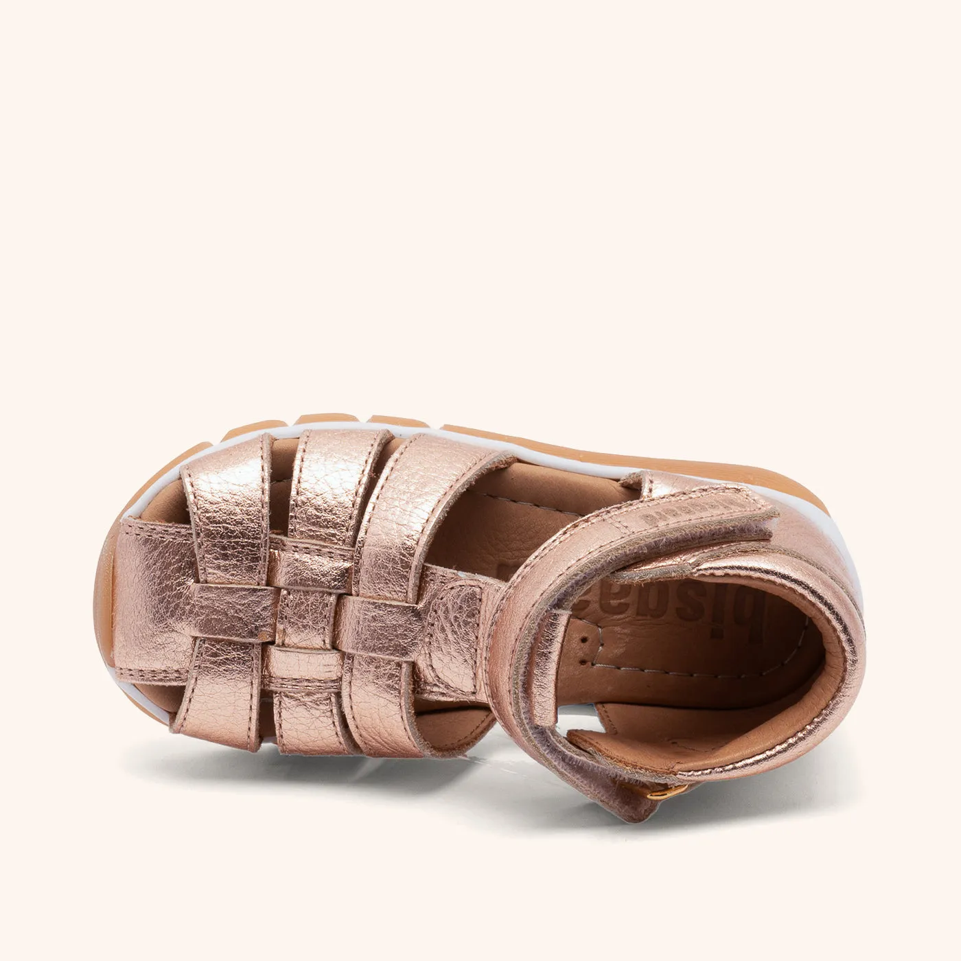 Bisgaard Billie sandal rosaguld – læder