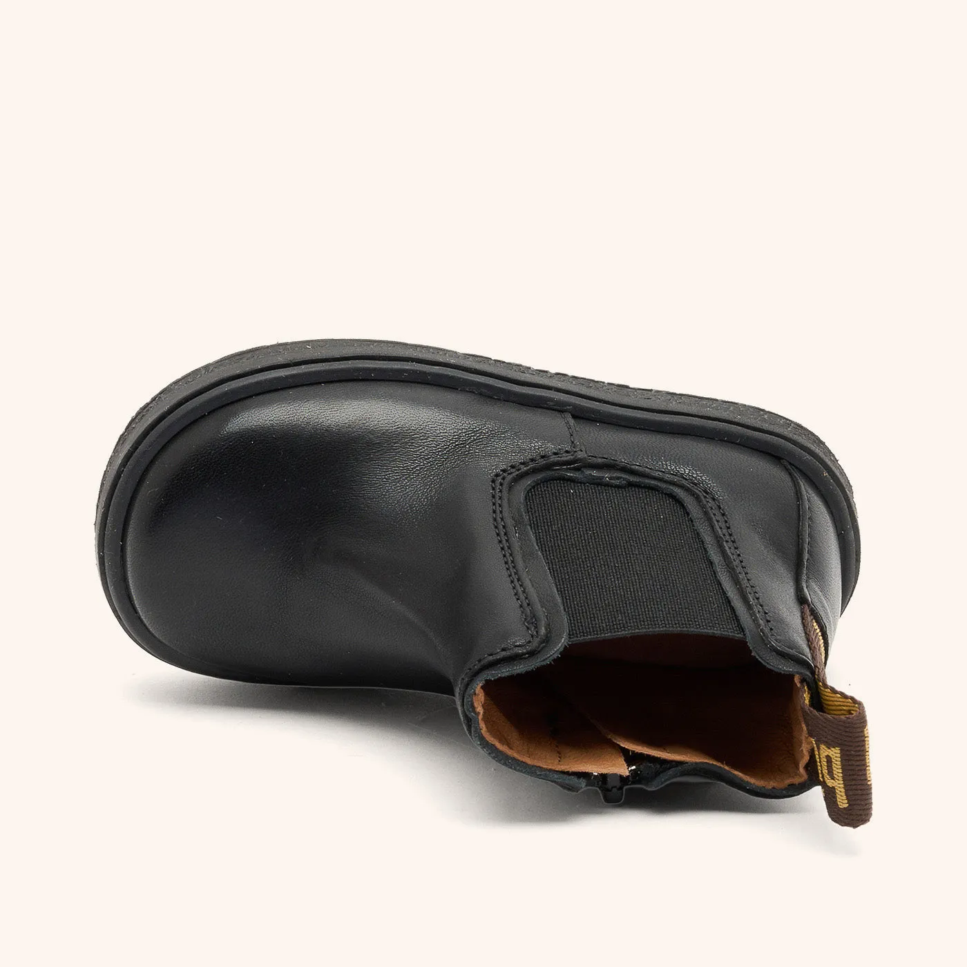 Bisgaard Phillip chelsea-støvle black læder