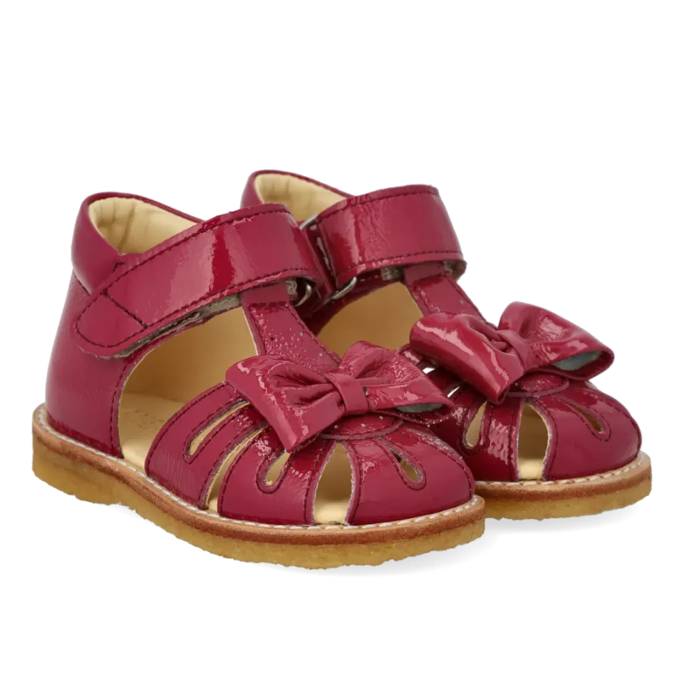 Angulus begynder sandal sløjfe sko lukket tå velcro