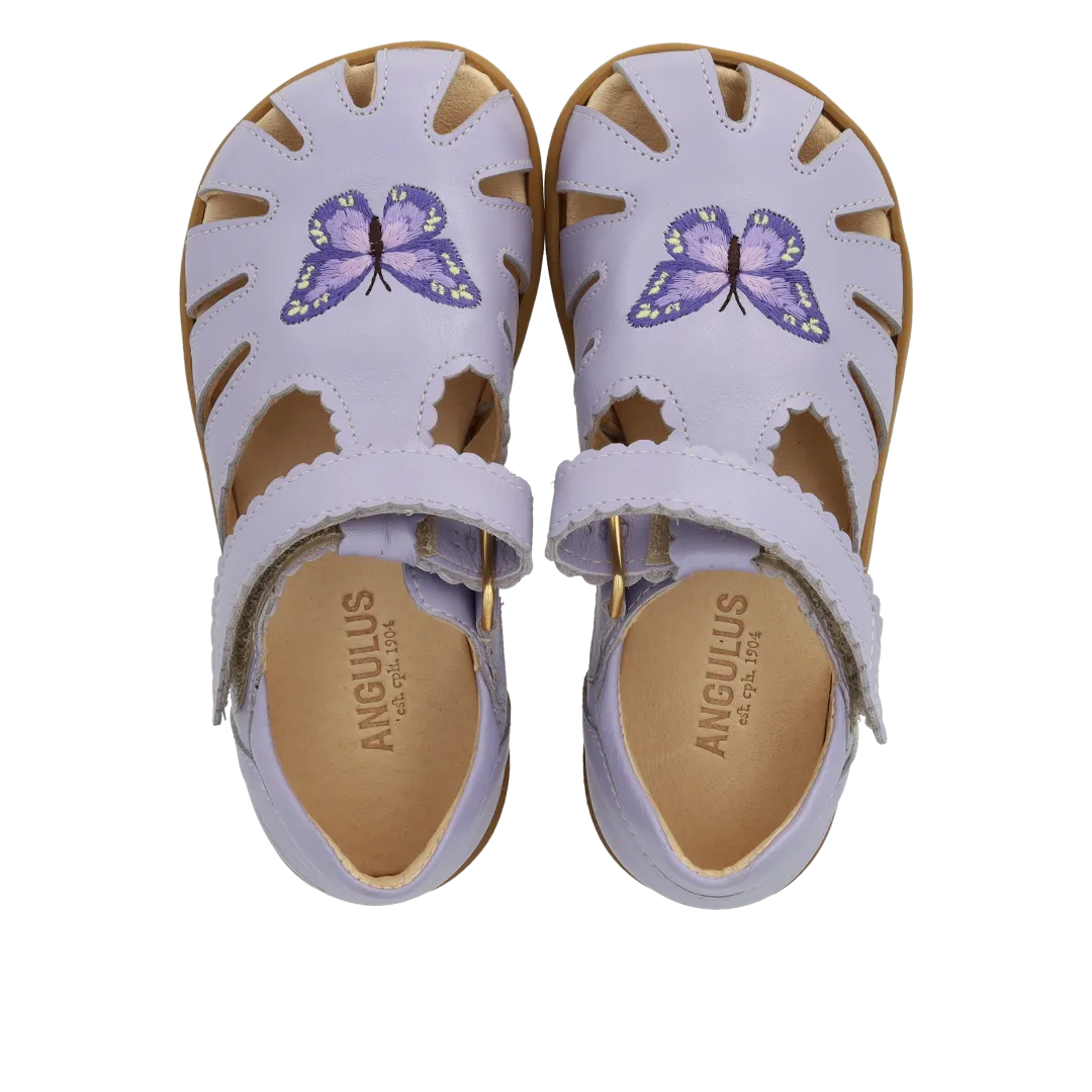 Angulus sandal lukket tå sommerfugl børnesandal rummelig