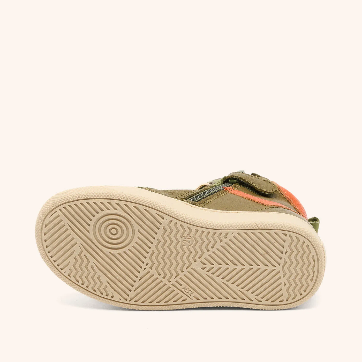 Bisgaard Isak sneaker khaki læder