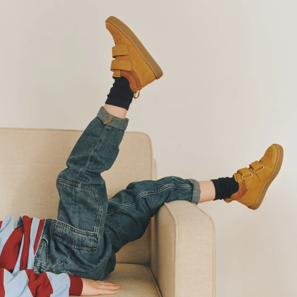 Angulus High-top sneaker nubuck velcro børn