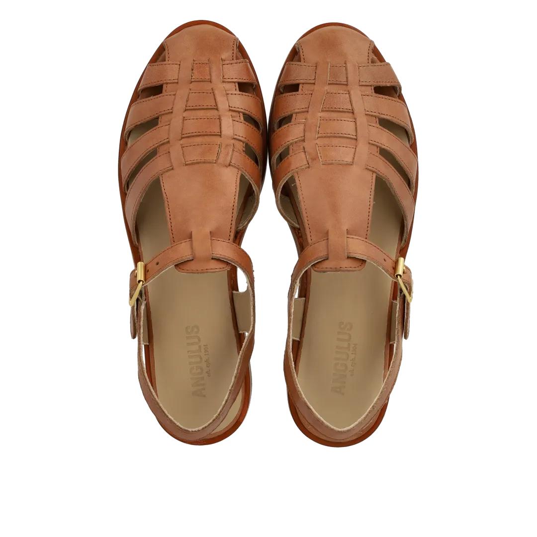 Angulus Fisherman sandal damesandal læder tunitsål