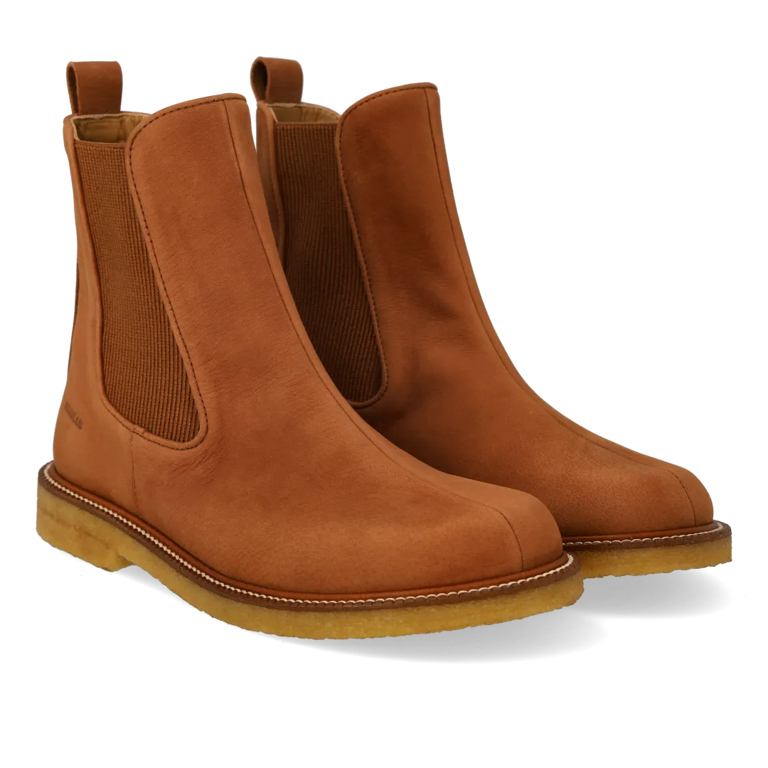 Angulus Chelsea stikning dame bred str 37-42 læder