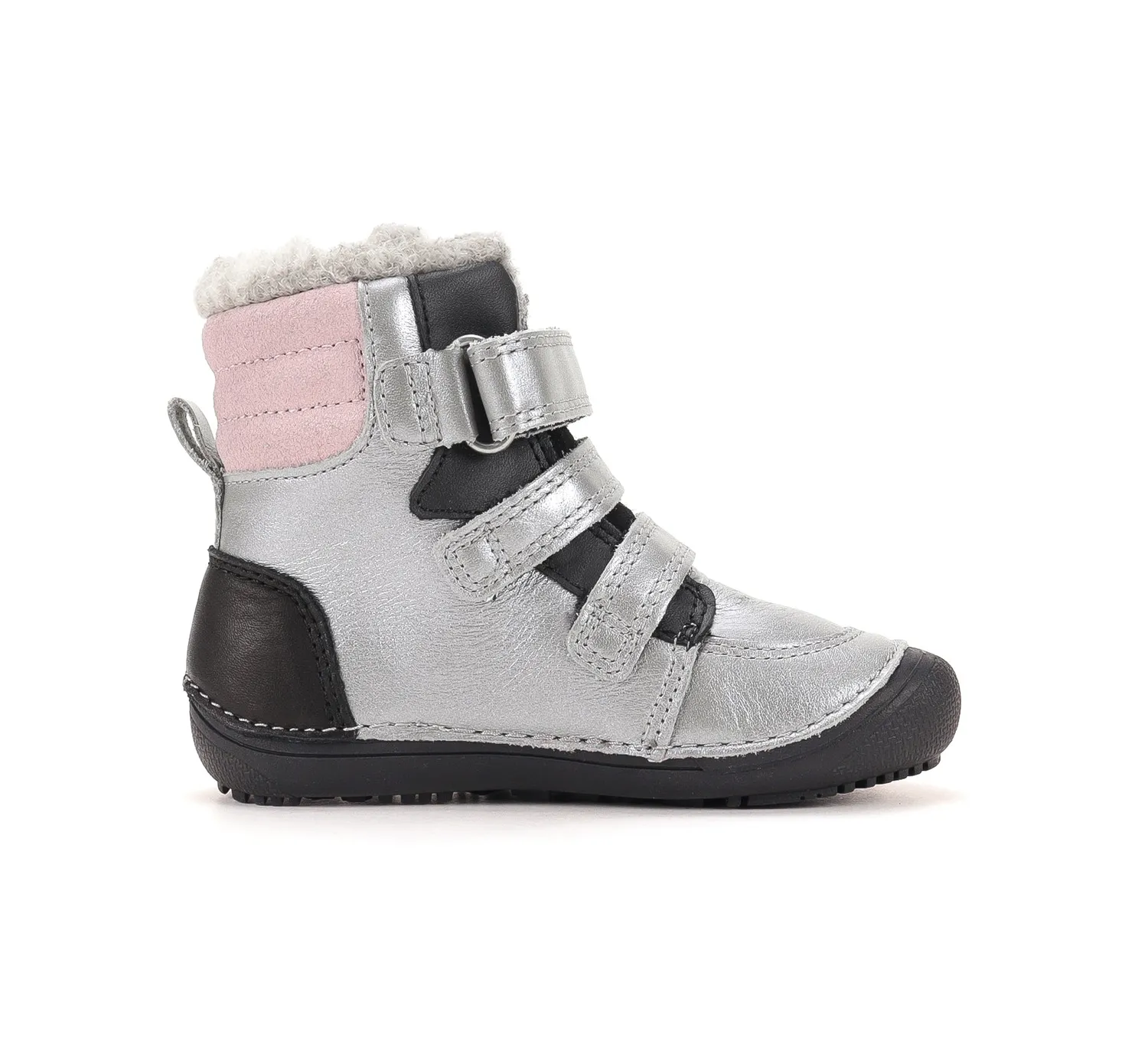 DD Step W063-62643D barfod vinterstøvler pige varm