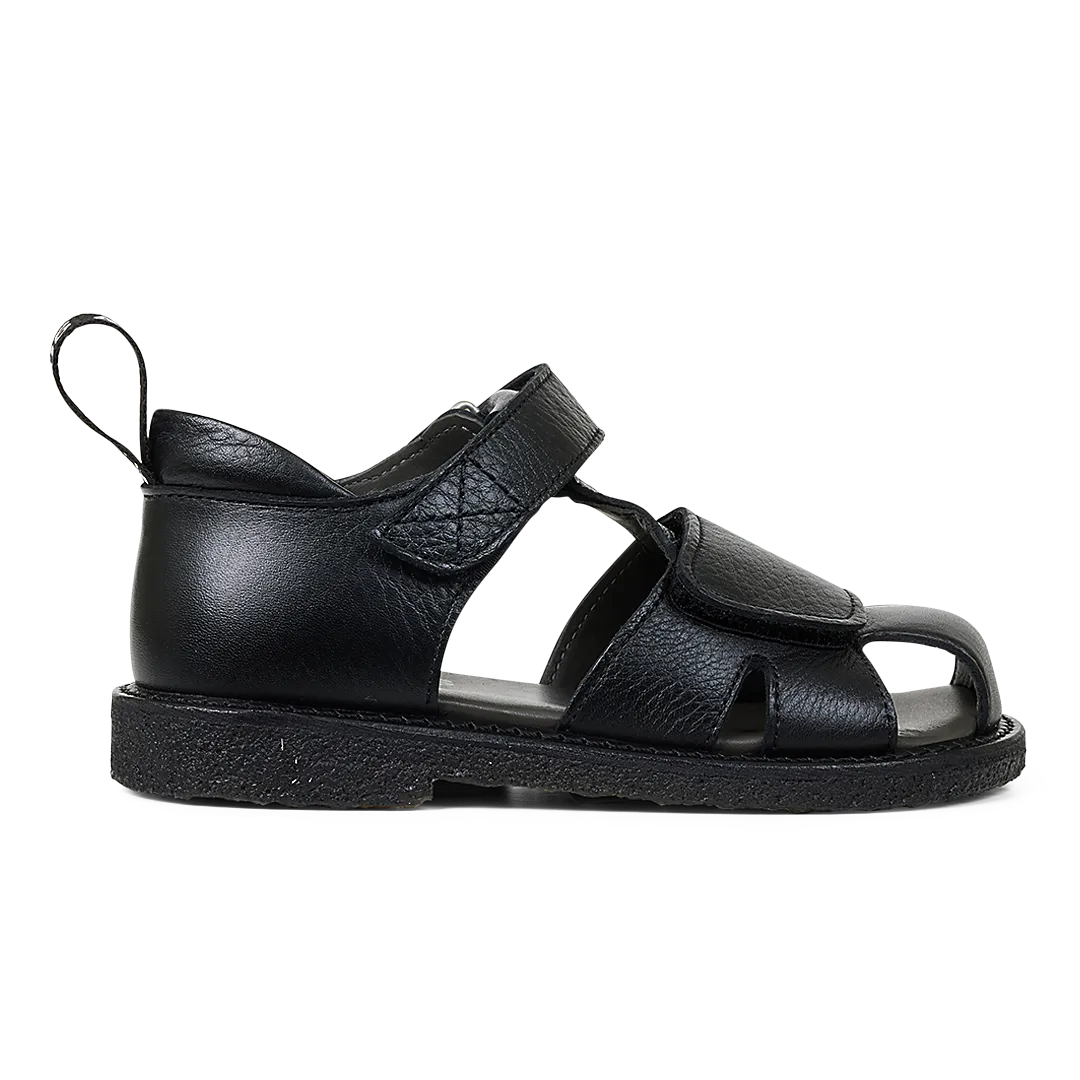 Angulus sandal med logobånd børnesandal velcro rummelig