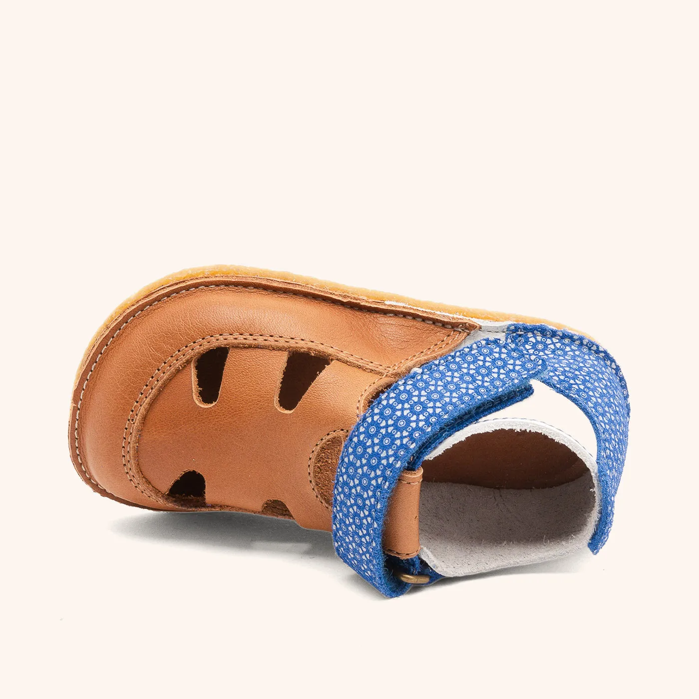 Bisgaard Beannie barfodssko coastal patchwork