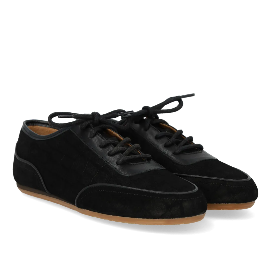 Angulus Sneaker damesneaker ruskind snøre