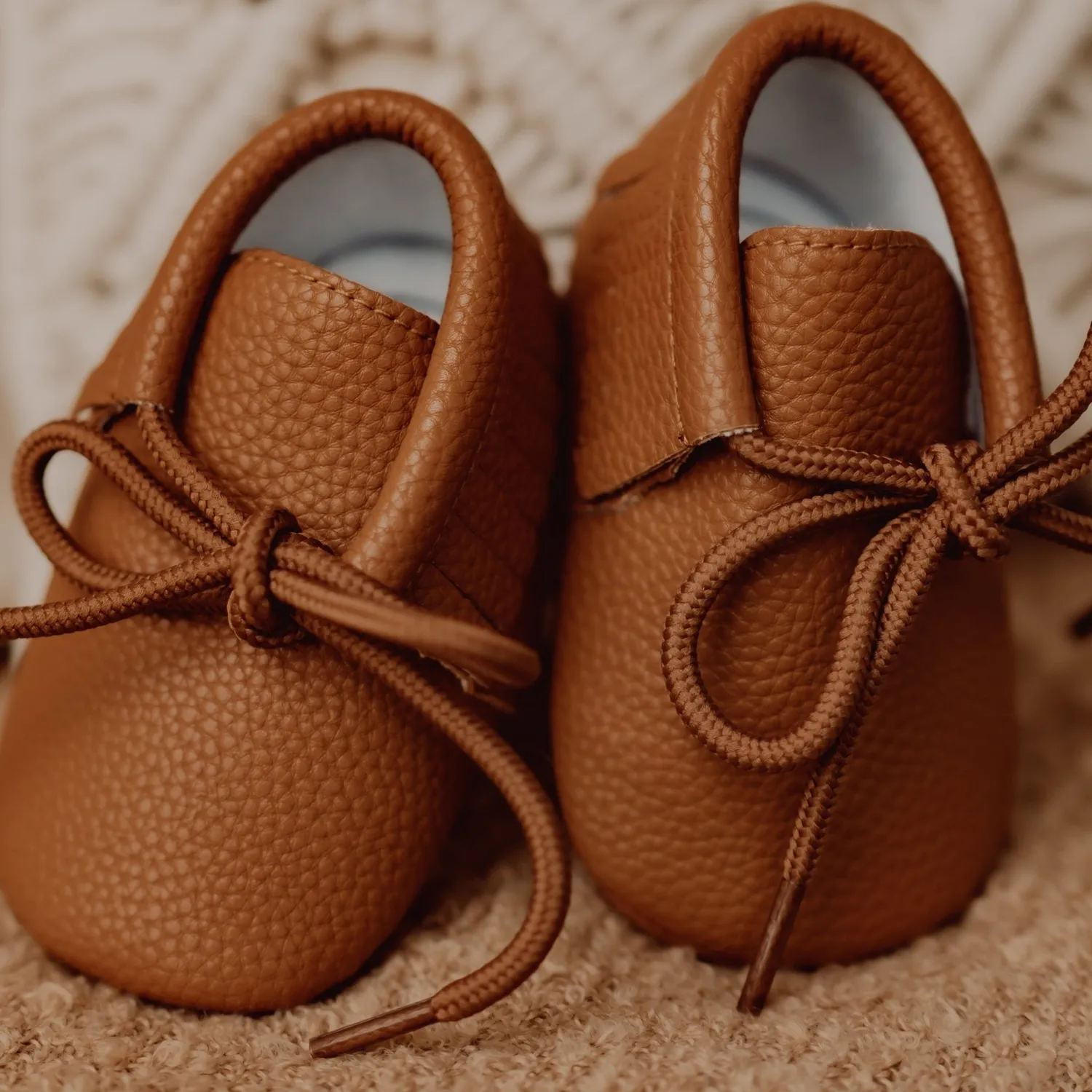 BabyMocs Little Camper Mocs mokkasiner brun vegansk