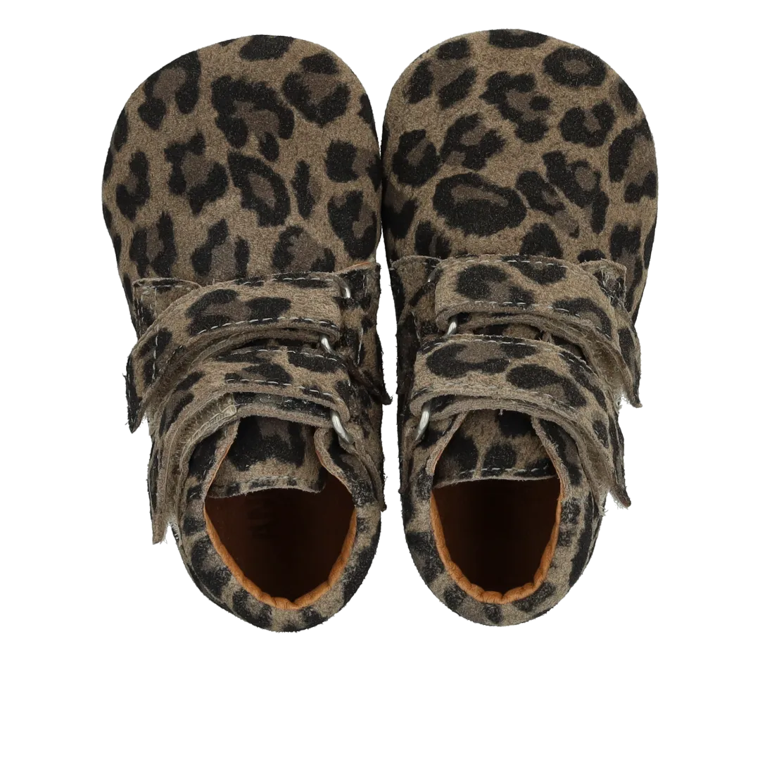 Angulus Prewalker lædersko begyndersko velcro