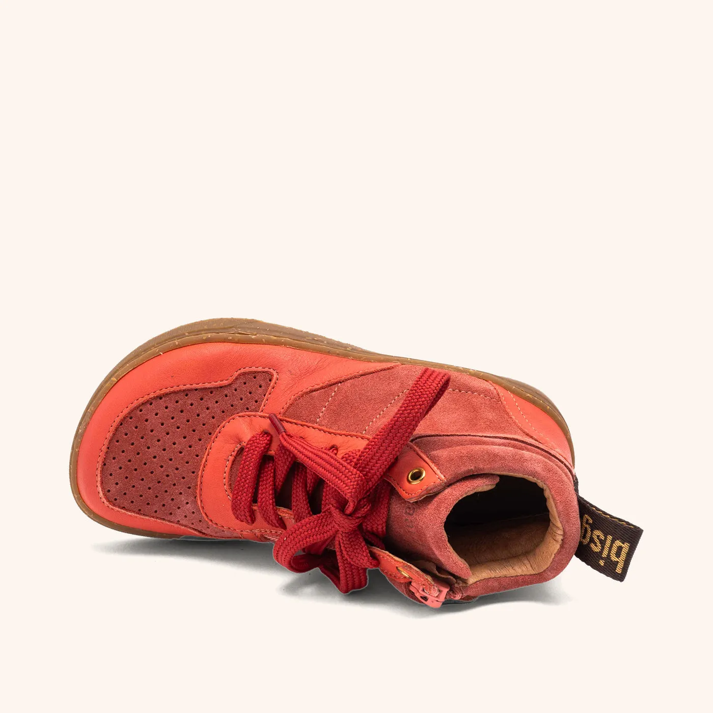 Bisgaard Barefoot Lisva barfodssneaker pink bred tåboks