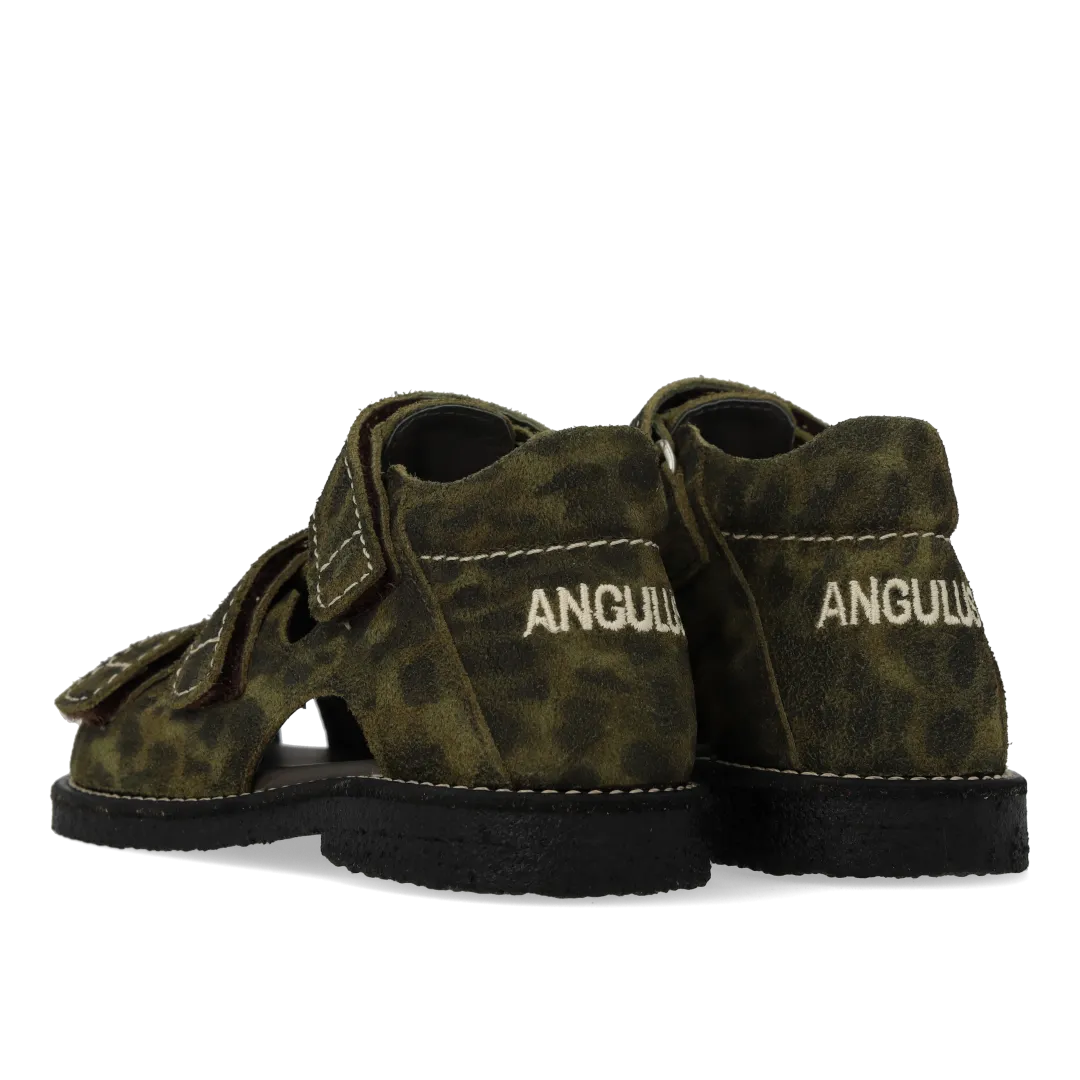 Angulus Sandal med stikningsdetaljer børnesandal rummelig