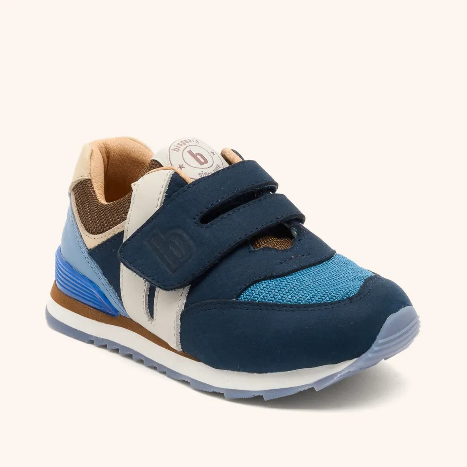 Bisgaard Winston sneaker navy ruskind alle sæsoner