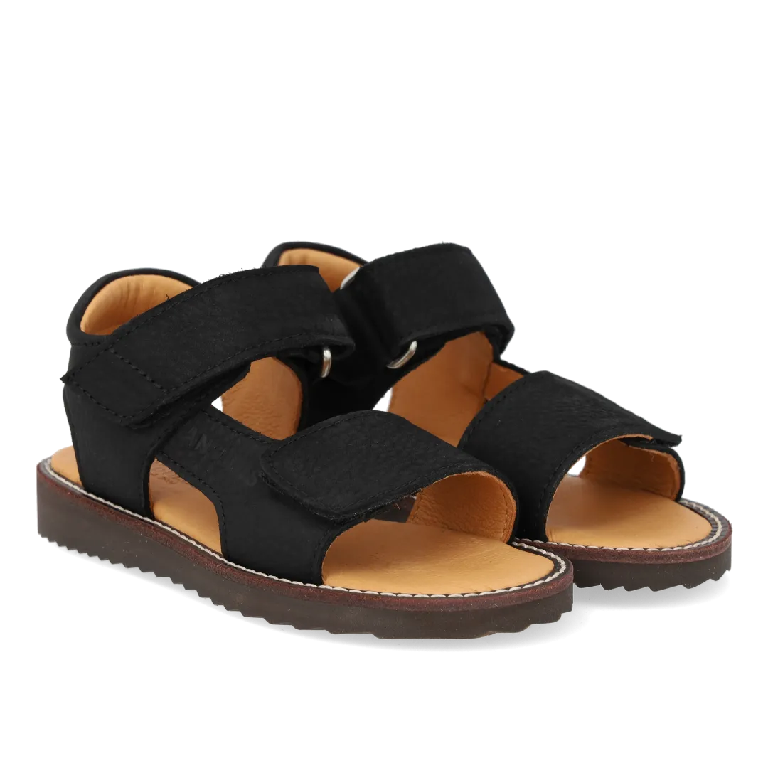 Angulus Sandal åben tå børnesandal 26-31 nubuck