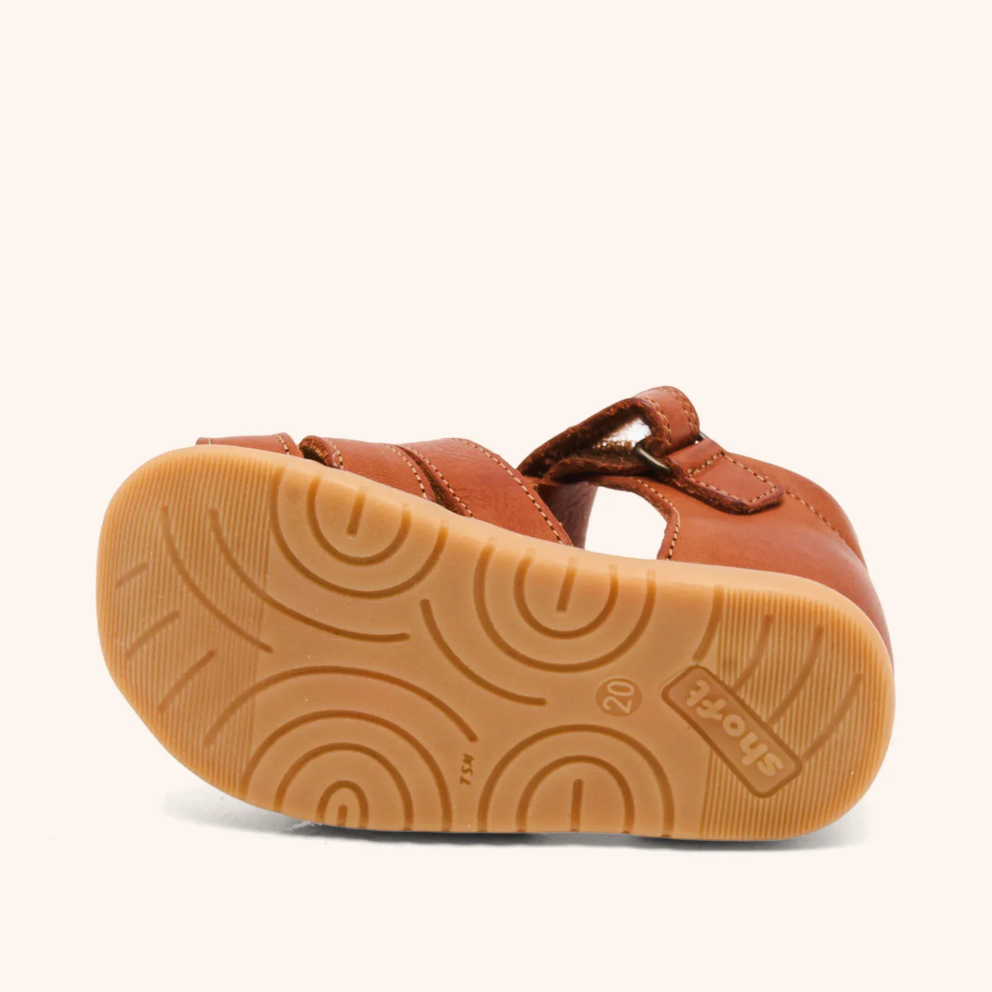Bisgaard Barefoot Cooper barfodssandal brun