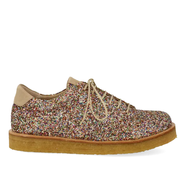 Angulus Glitter sneaker damesneakers plateau ½ nr større
