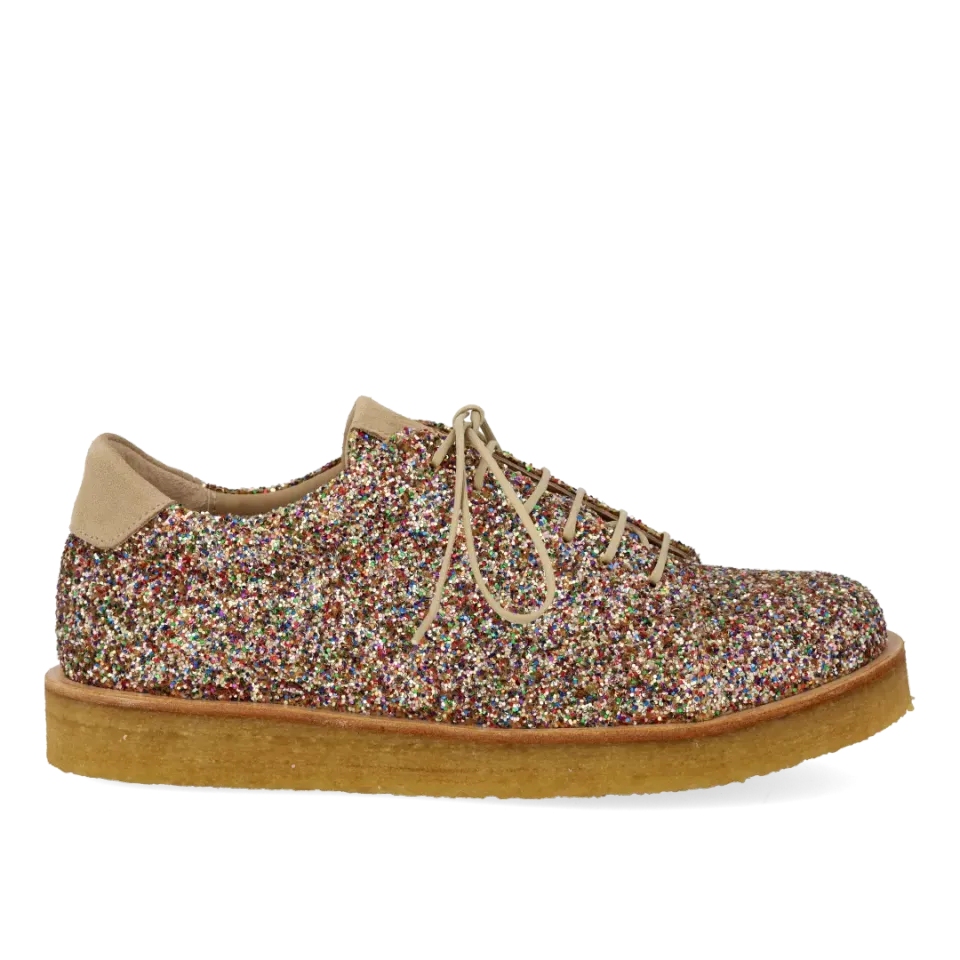 Angulus Glitter sneaker damesneakers plateau ½ nr større