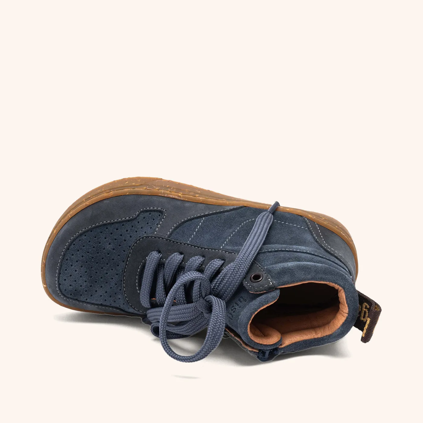 Bisgaard Barefoot Lisva barfodssko blue bred tåboks