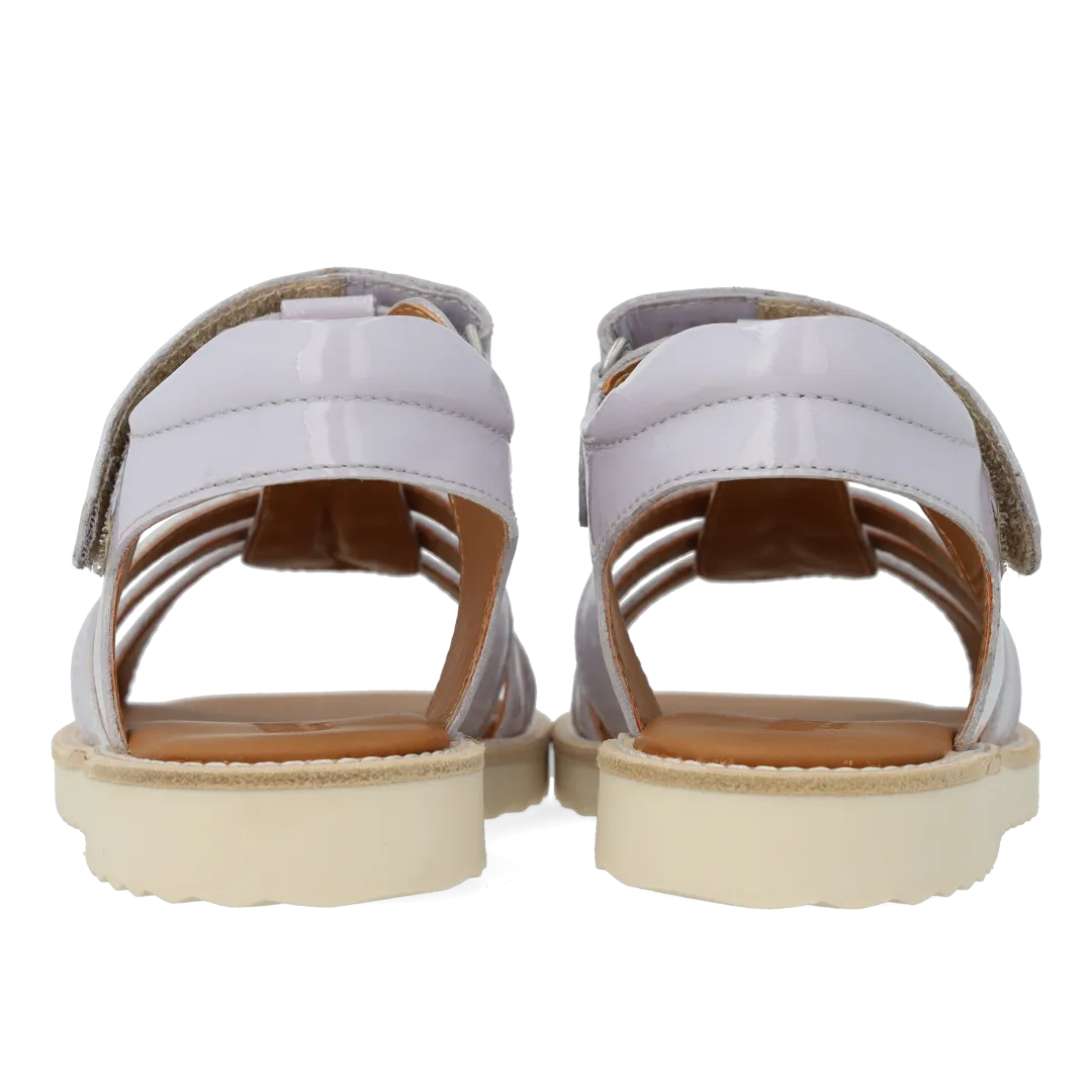 Angulus Sandal T-rem velcro børnesandal læder let sål