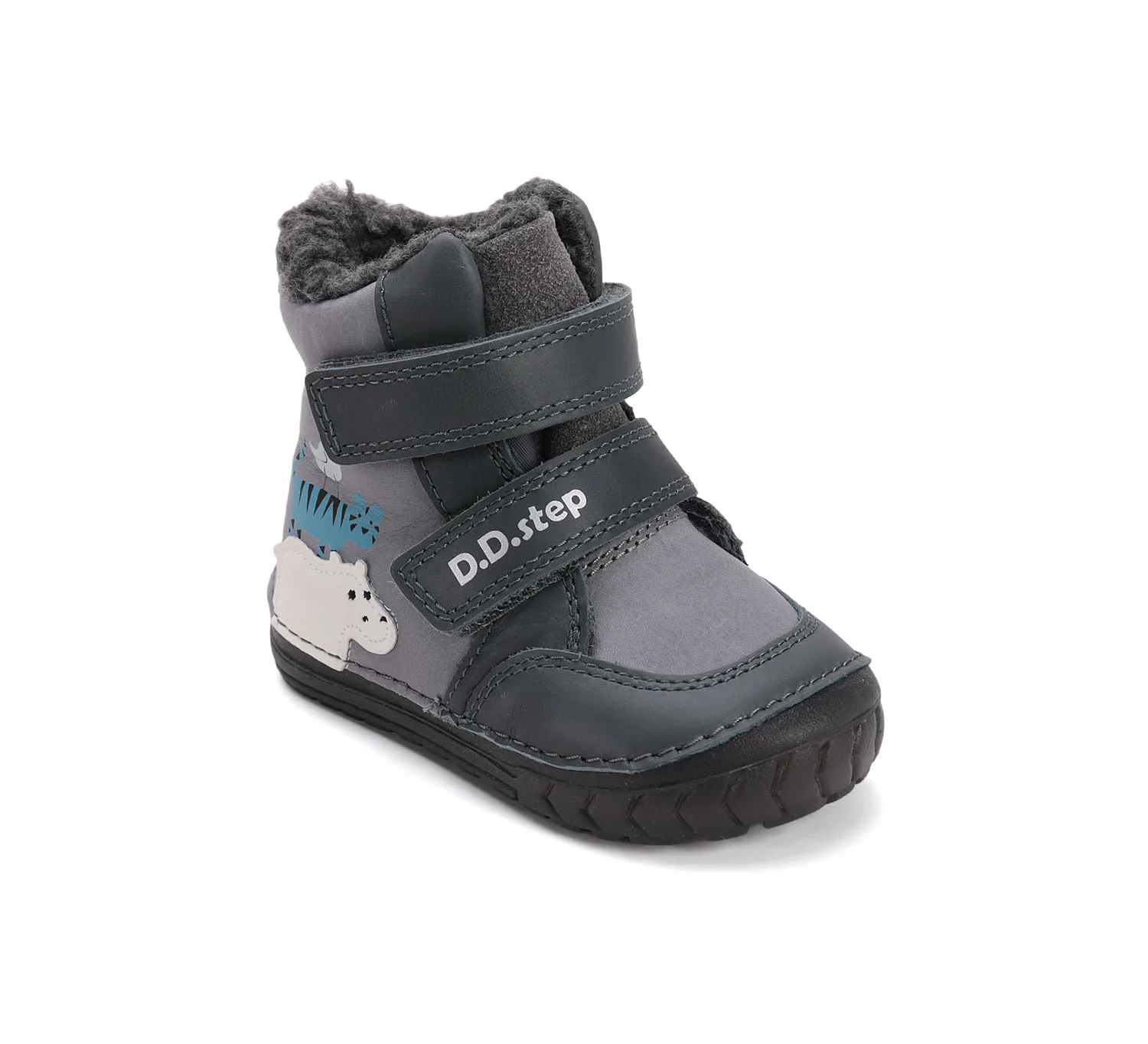 D.D.Step W029-52287B vinterstøvler dreng varm foring