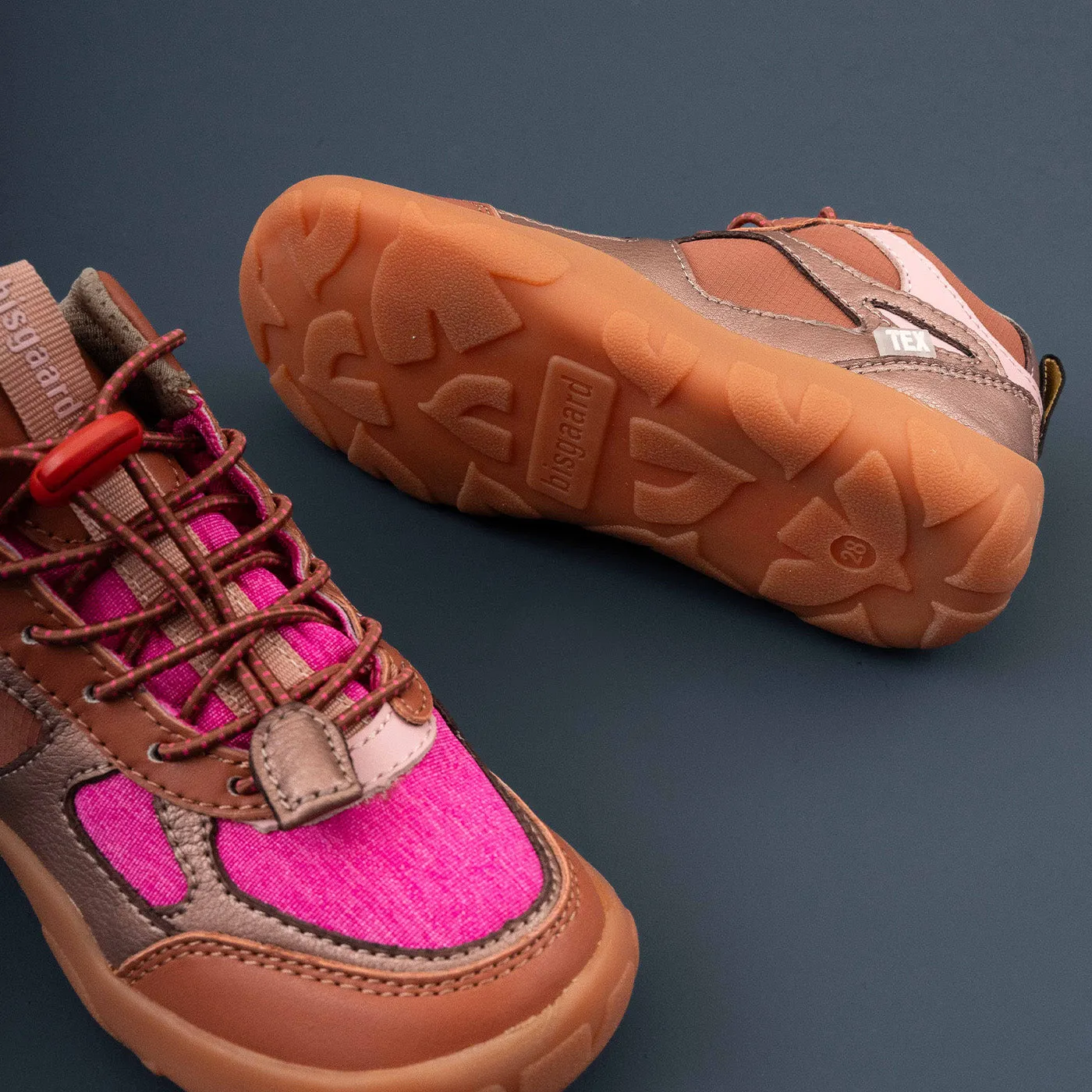 Bisgaard Lexon Tex barfodssko rose gold