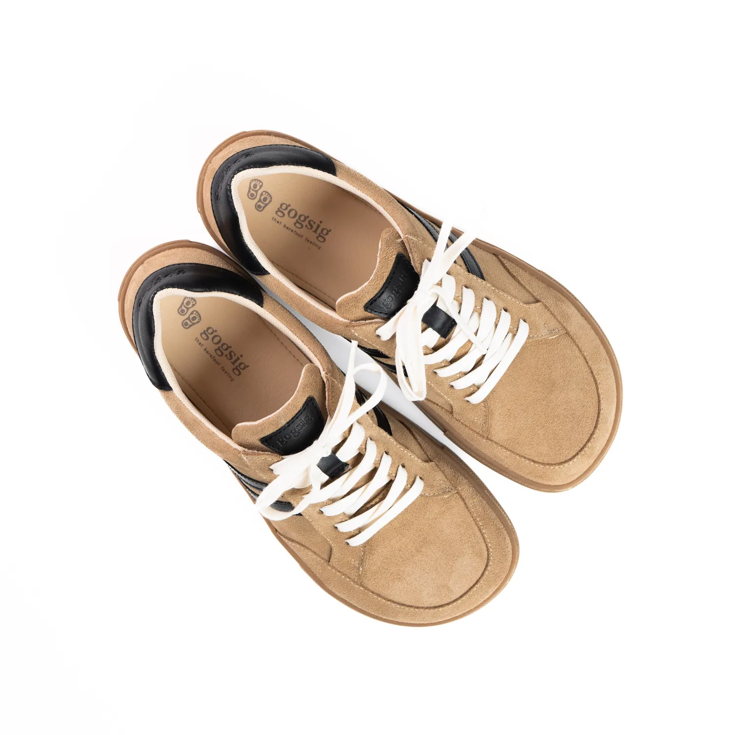 Gogsig Luca sneakers latte ruskind