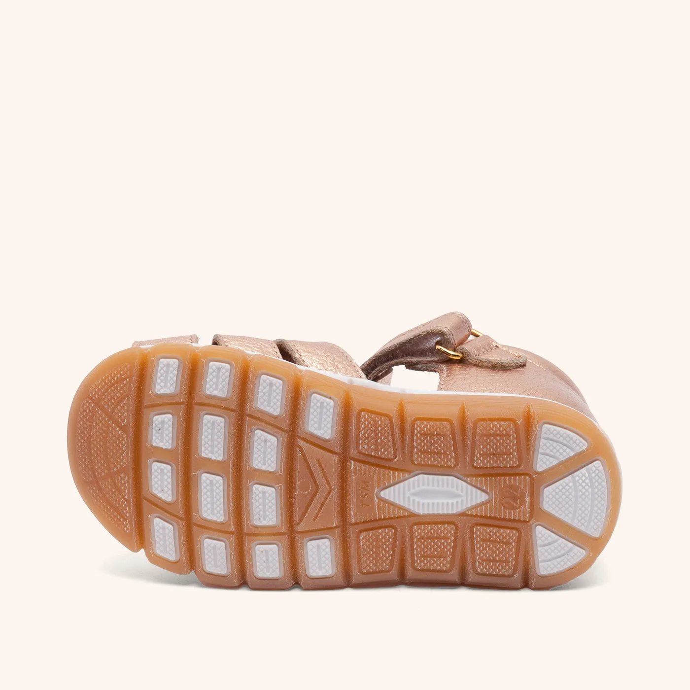 Bisgaard Billie sandal rosaguld – læder