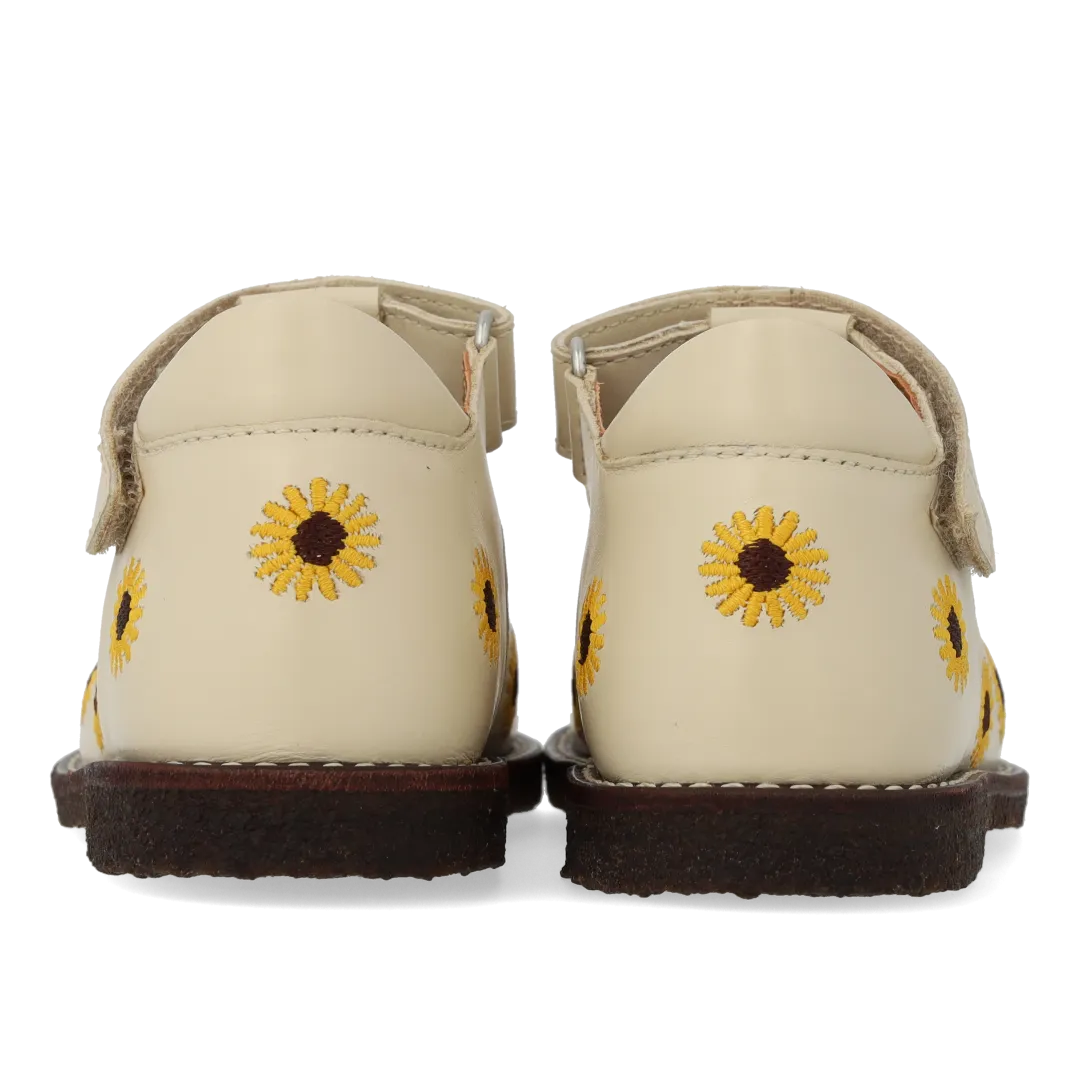 Angulus begynder tullesko solsikke sko læder velcro 1 cm tillæg