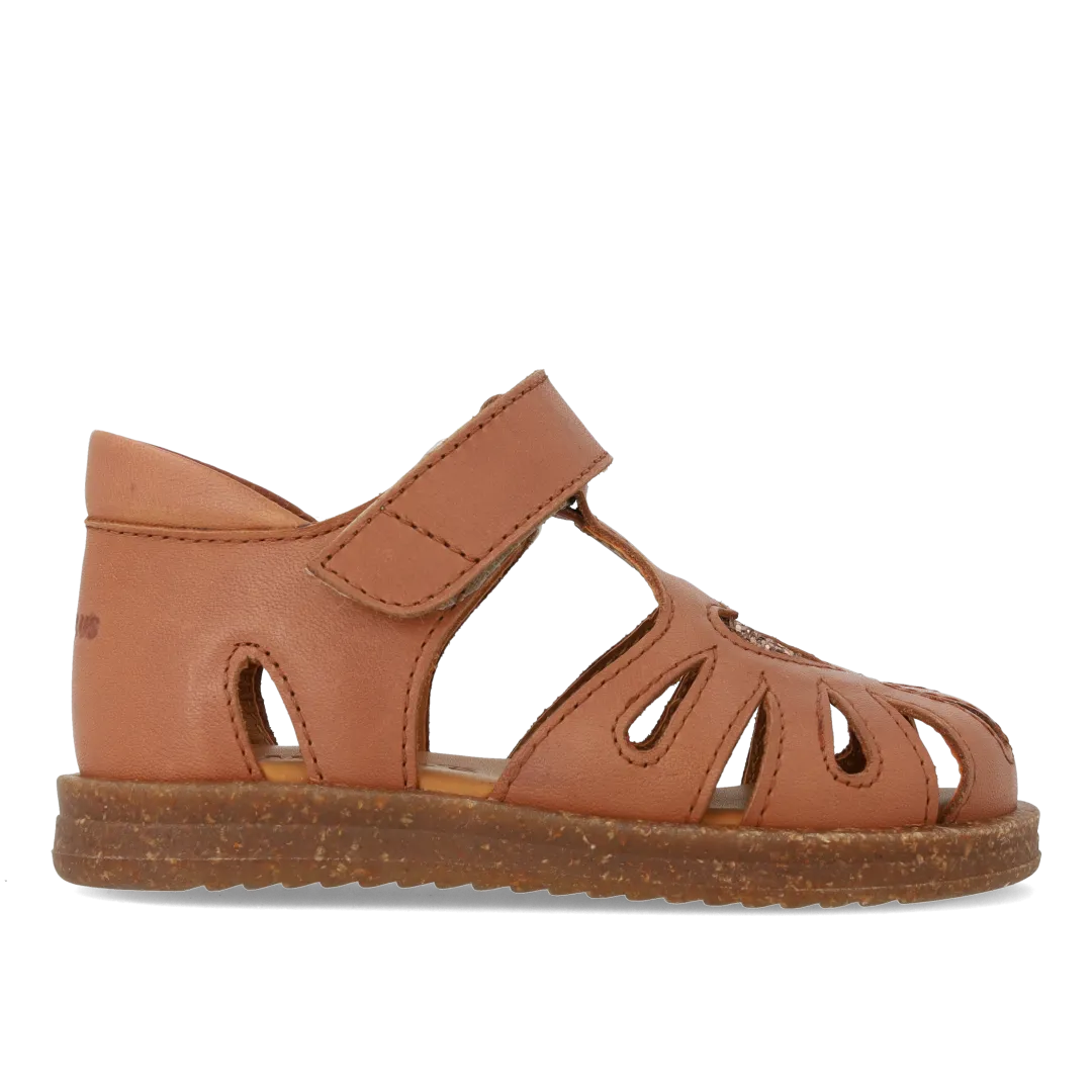 Angulus Begynder sandal glitterhjerte børnesandal str 20-25