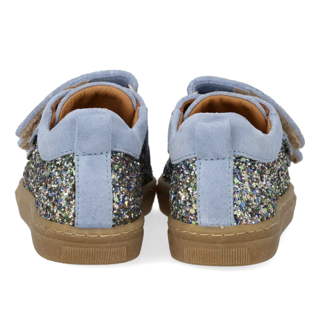 Angulus glitter-sneaker ruskind børnesneakers