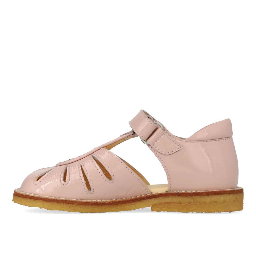 Angulus Sandal dråbedetalje glitter børnesandal rummelig
