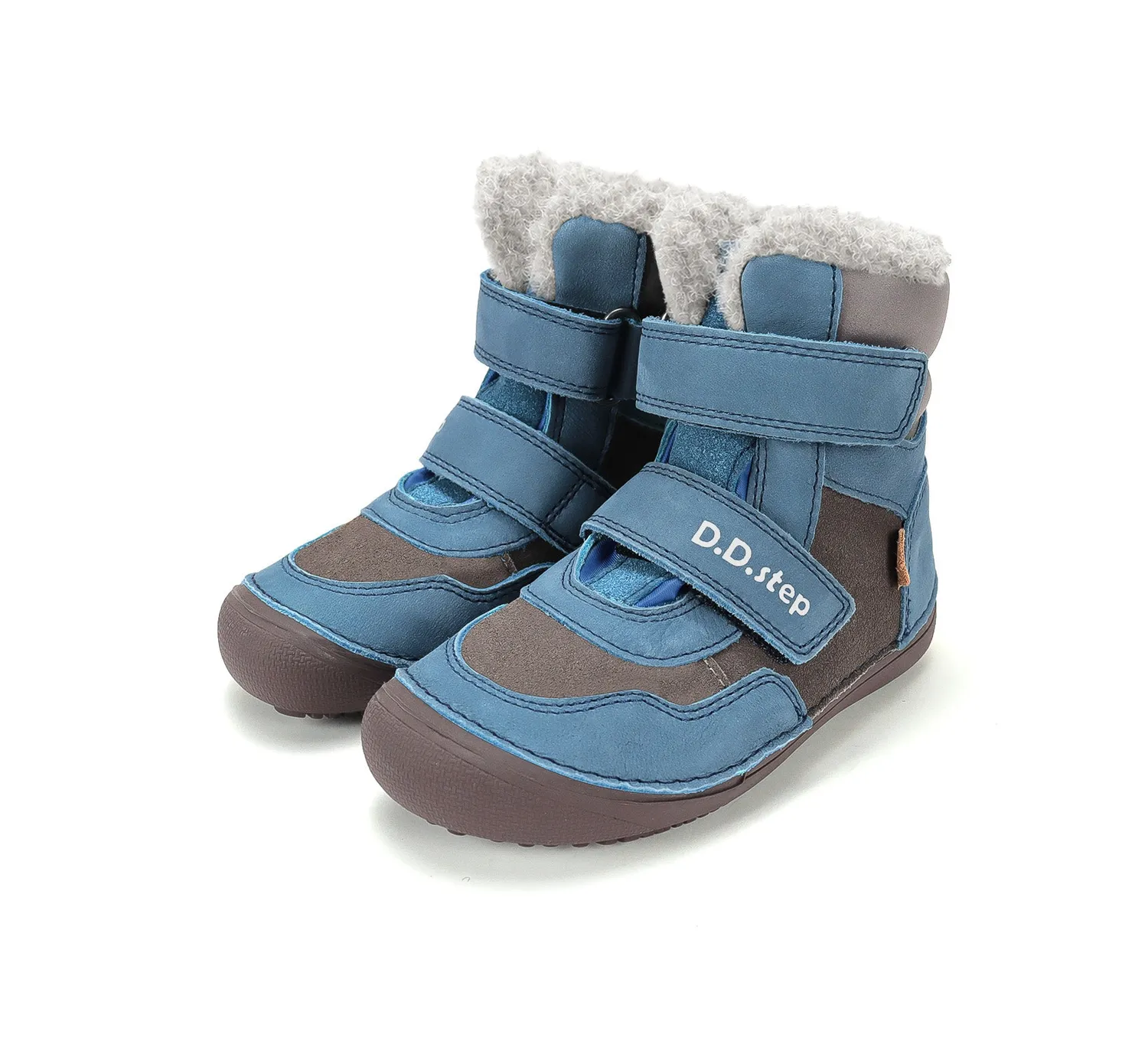 DD Step W063-62713 vinter barfodssko dreng varm