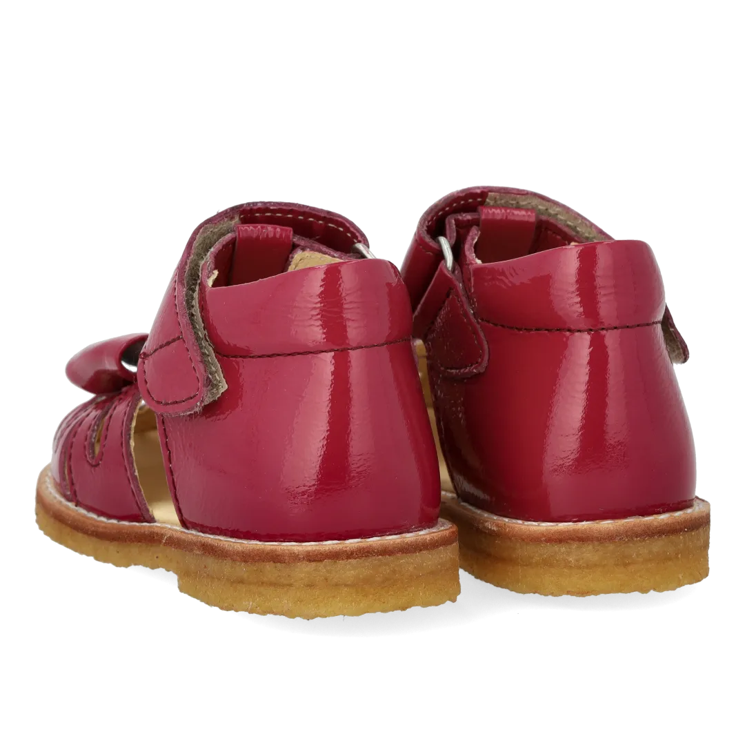 Angulus begynder sandal sløjfe sko lukket tå velcro