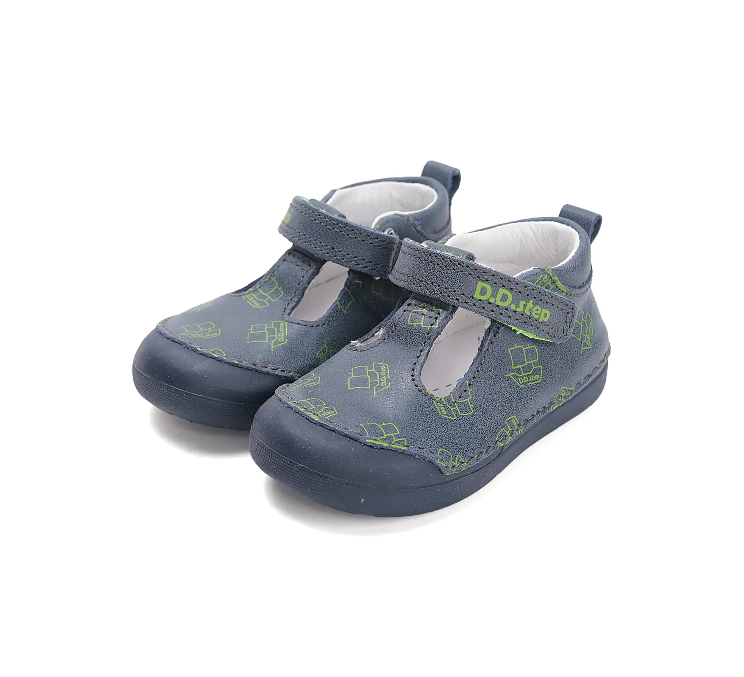 DD Step H066-61601B begyndersandal til dreng blød sål