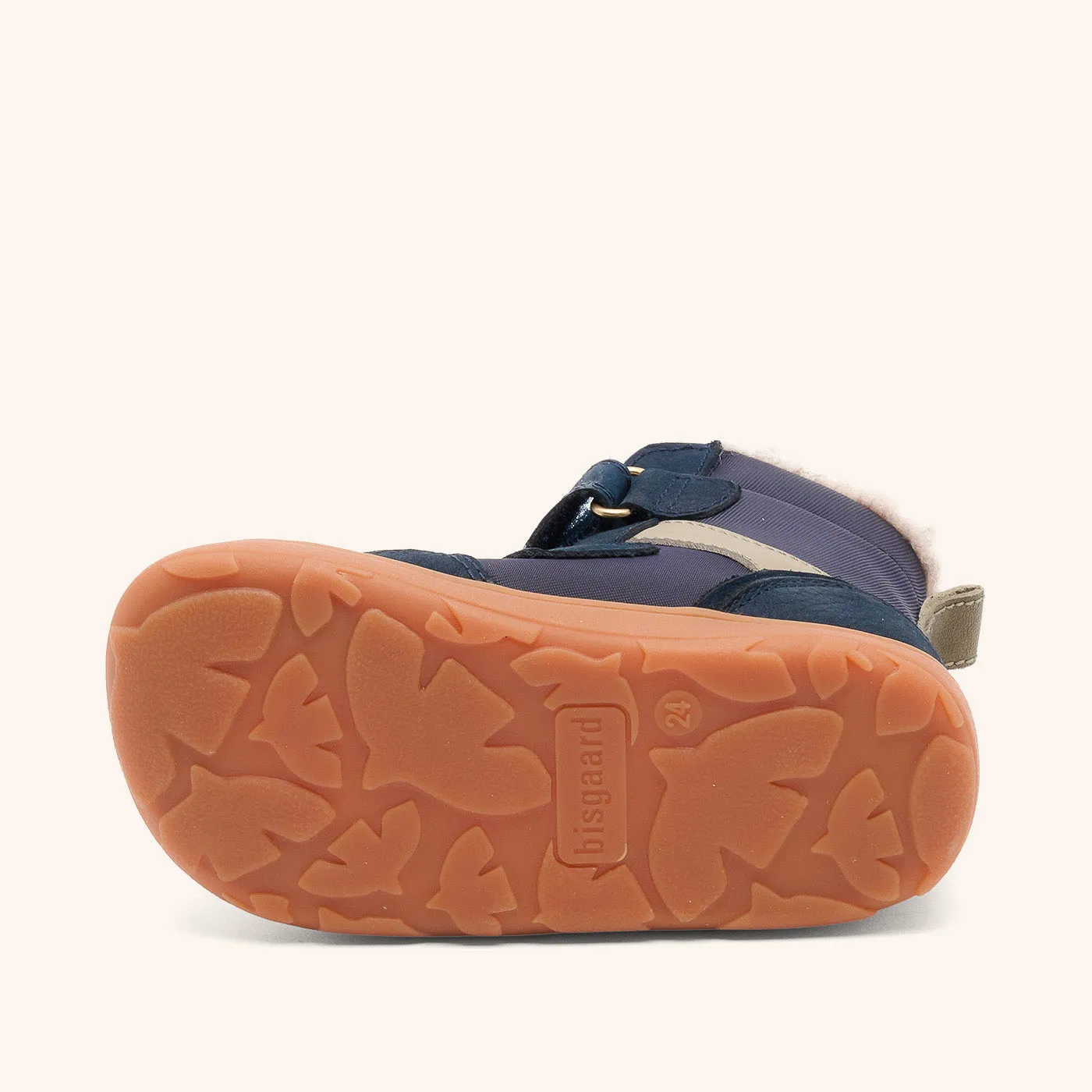 Bisgaard Barefoot Timo Tex barfodsvinterstøvle navy