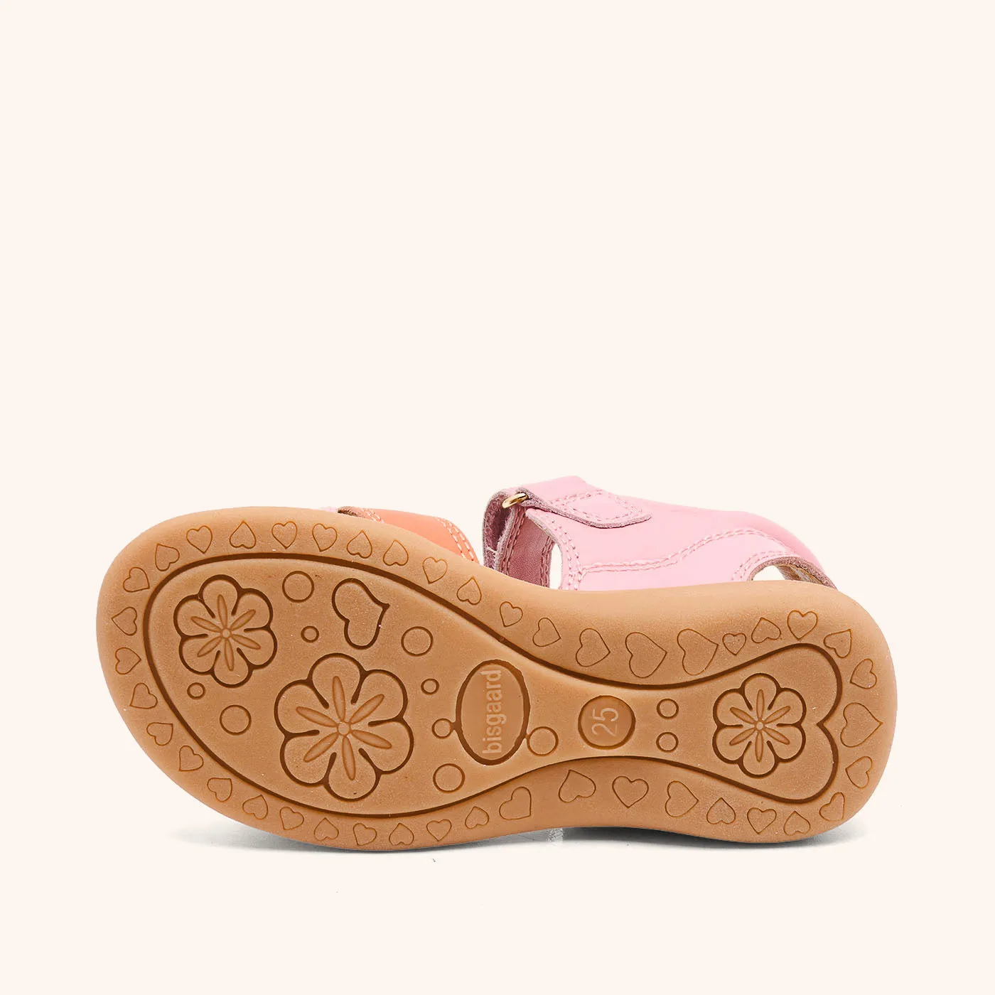Bisgaard Sofie sandal pink læder åben