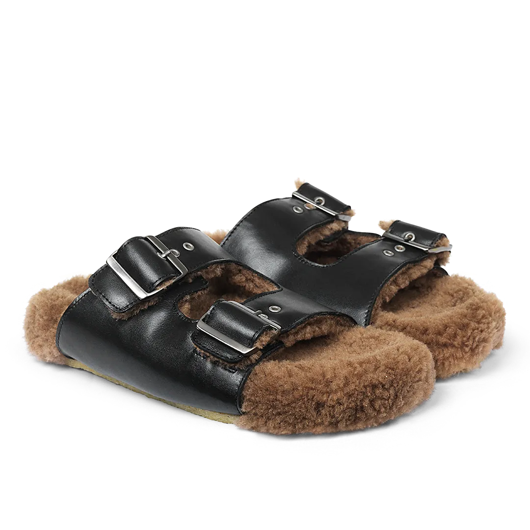 Angulus fodseng slip-on damesko i lammeskind