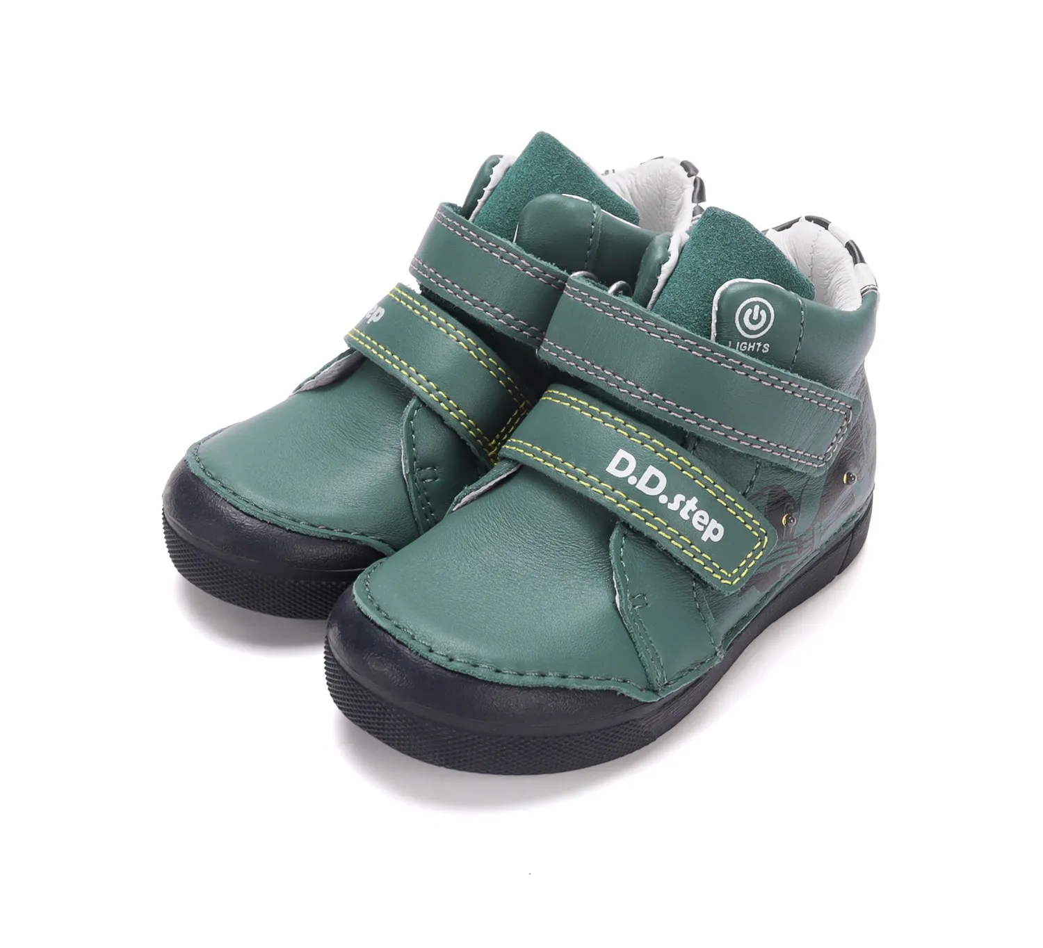 D.D.Step A068-62454B lukkede sko drenge med lys