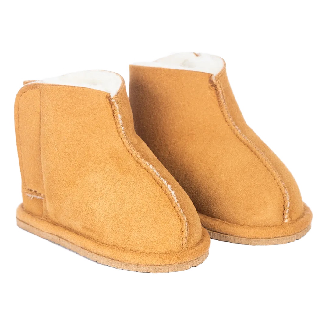 Angulus hjemmesko lammepels børn velcro