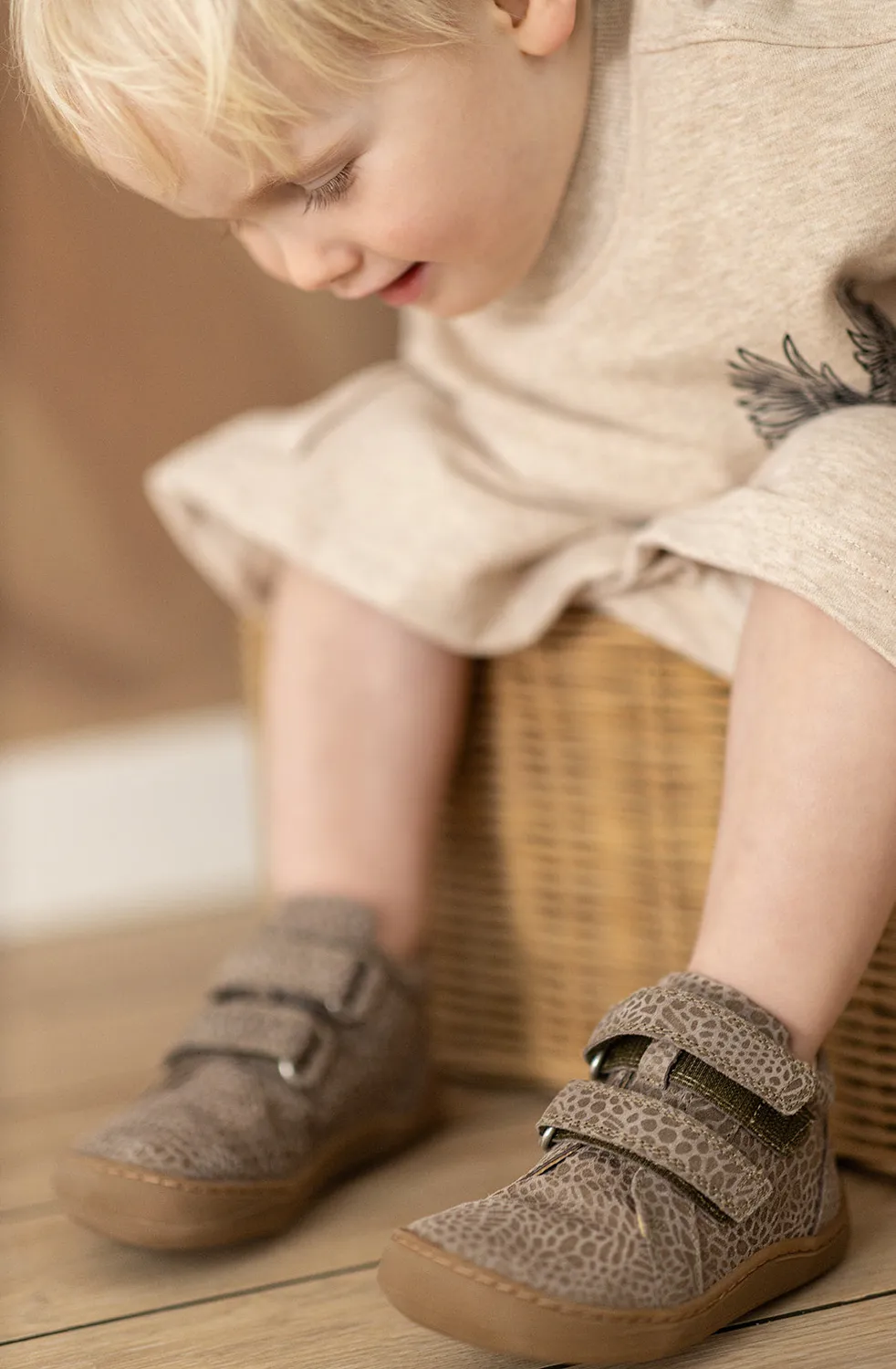 Gogsig Wilson Leo Beige overgangssko – ruskind
