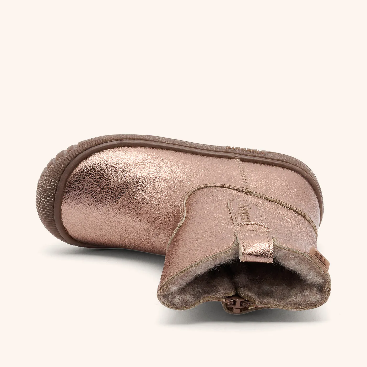 Bisgaard Elina Tex vinterstøvle rose gold vandtæt