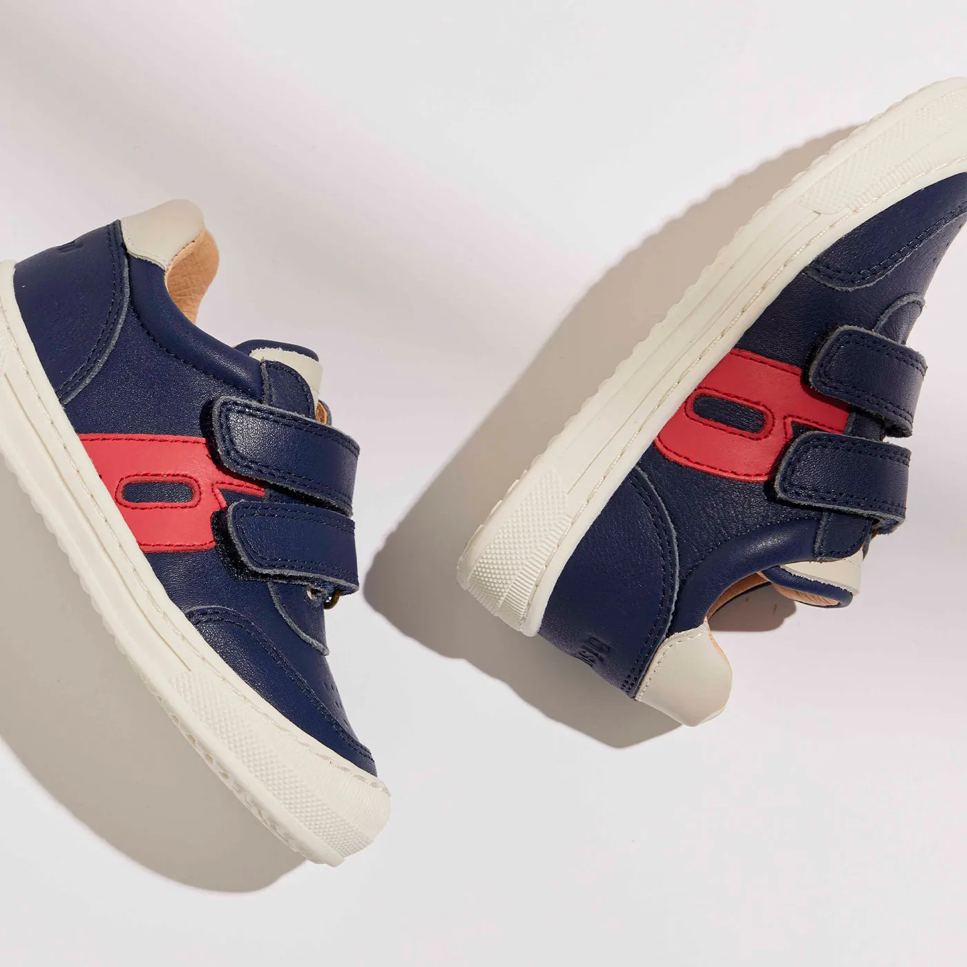 Bisgaard Rob sneaker navy blå velcro
