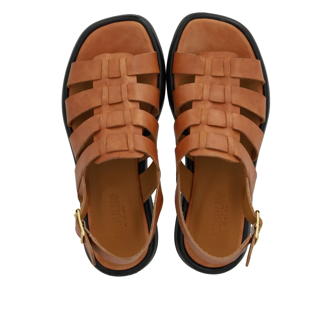 Angulus gladiator-inspireret remsandal sandaler læder