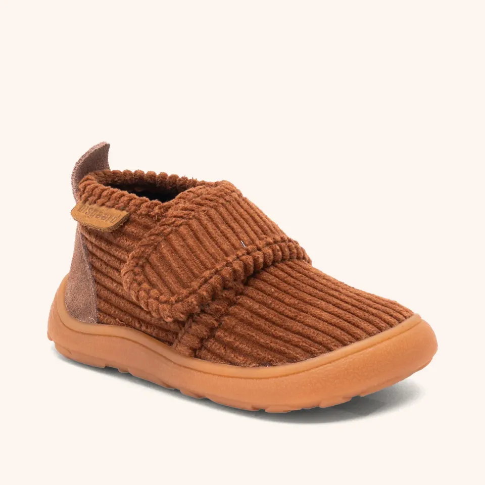 Bisgaard Barefoot Basic barfodssko brun tekstil